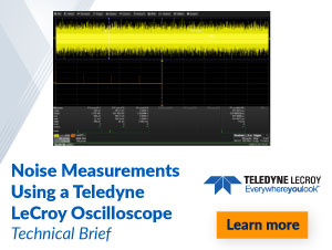 Noise Measurements Using a Teledyne LeCroy Oscilloscope