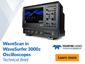 Teledyne Lecroy WaveScan in WaveSurfer 3000z Oscilloscopes