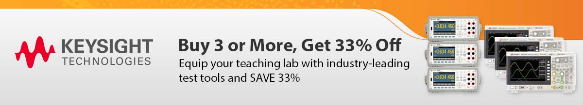 Keysight Education Discount Promo: Buy 3 or More and Get 33% Off