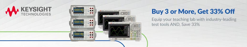 Keysight Education Discount Promo: Buy 3 or More and Get 33% Off
