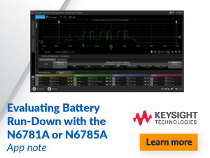 Keysight - Evaluating Battery Run-Down with the N6781A or N6785A