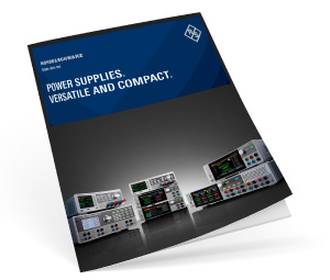 Power Supplies. Versatile and Compact. Rohde & Schwarz Power Supplies Guide